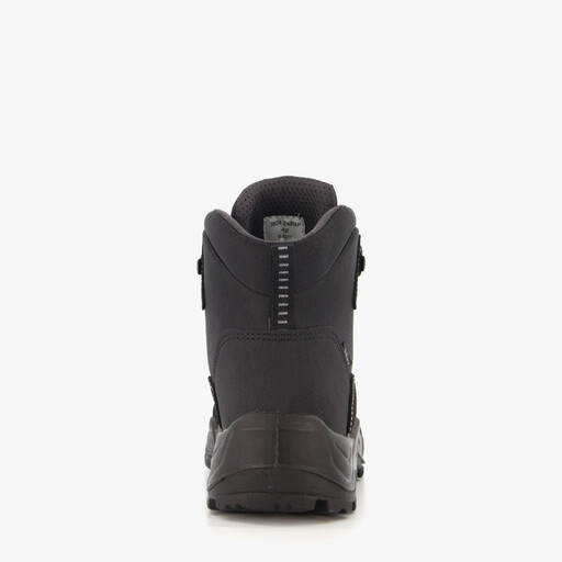 Leren dames wandelschoenen zwart