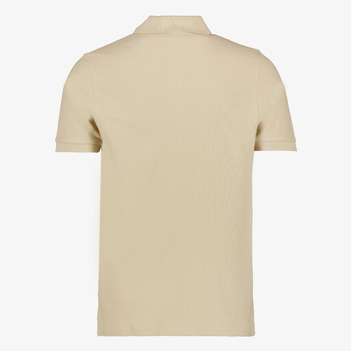 Heren polo beige
