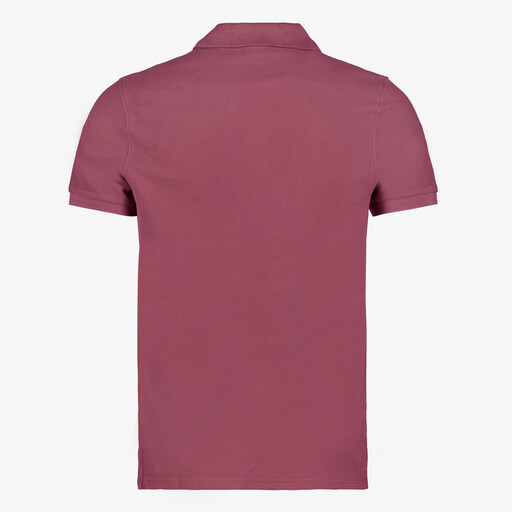 Heren polo bordeauxrood