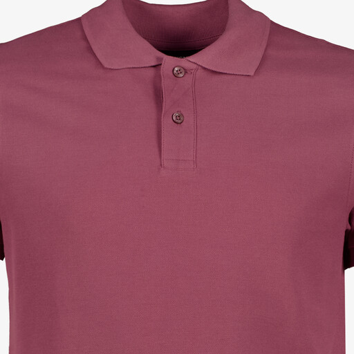 Heren polo bordeauxrood