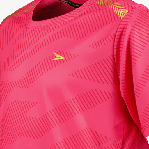 Dry kinder voetbal T-shirt roze