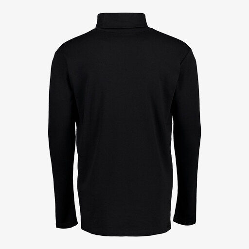Heren skipully met rollneck zwart