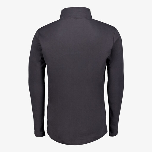 Heren skipully met rits zwart