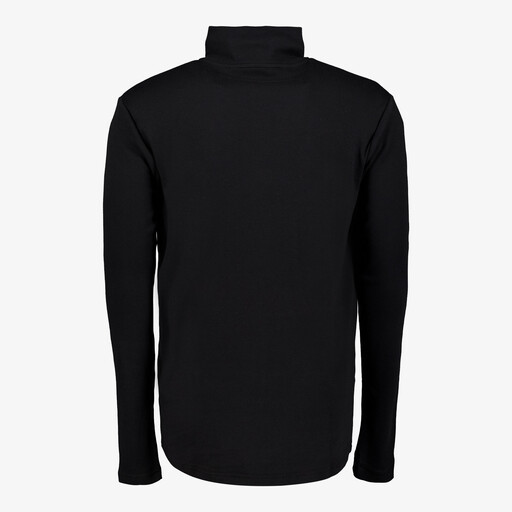 Heren skipully met rits zwart