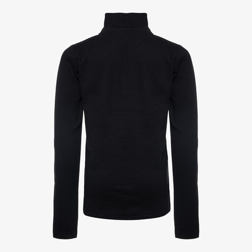 Kinder skipully met rits zwart