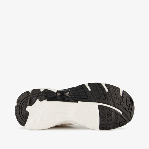 Dames dad sneakers luipaardprint beige