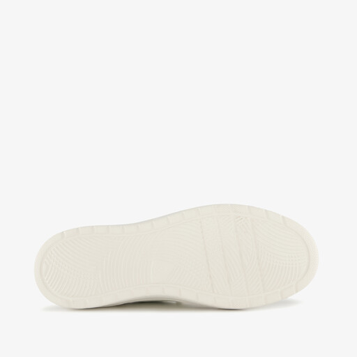 Step In dames sneakers met H leest wit zilver