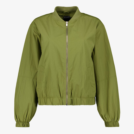 Dames bomberjack groen