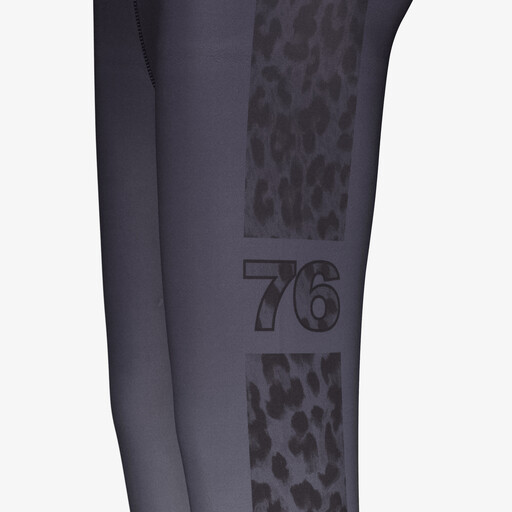 Meisjes sportlegging zwart grijs