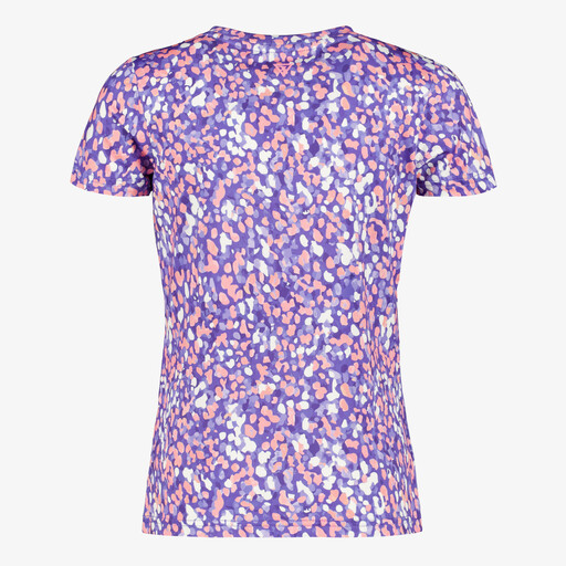 Meisjes sport T-shirt met print paars roze