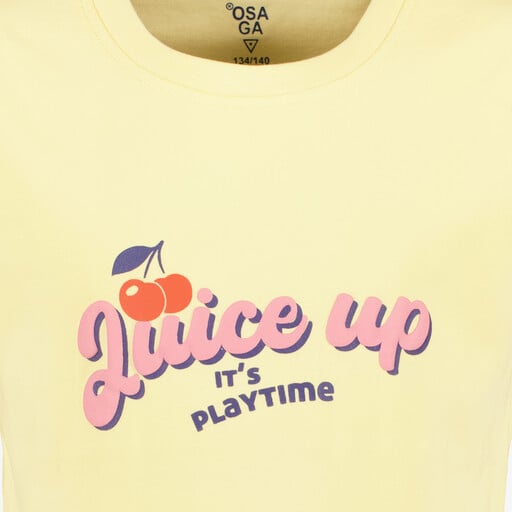 Meisjes sport set geel paars