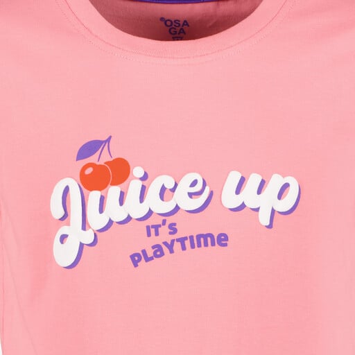 Meisjes sport set roze paars