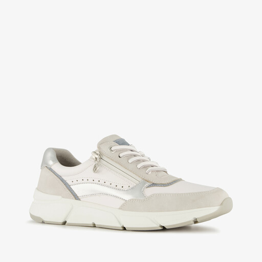 Dames sneakers wit grijs