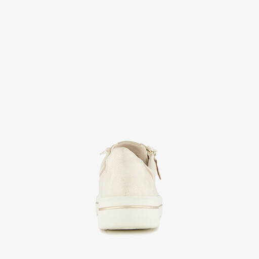 Dames sneakers met H leest beige