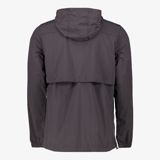 Heren hardloop jas donkergrijs