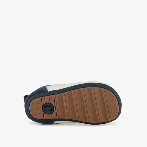 Leren babyschoenen donkerblauw