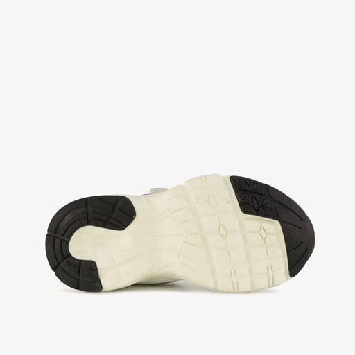 Leren jongens sneakers grijs blauw