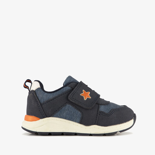 Kinder sneakers blauw oranje