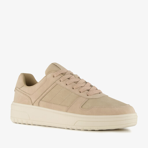 Heren sneakers beige