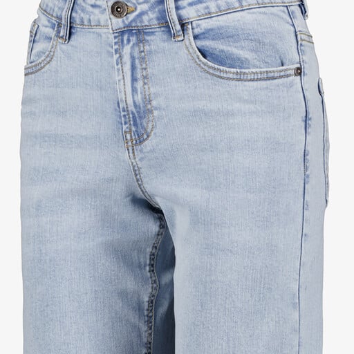 Dames wide leg jeans lichtblauw lengte 31