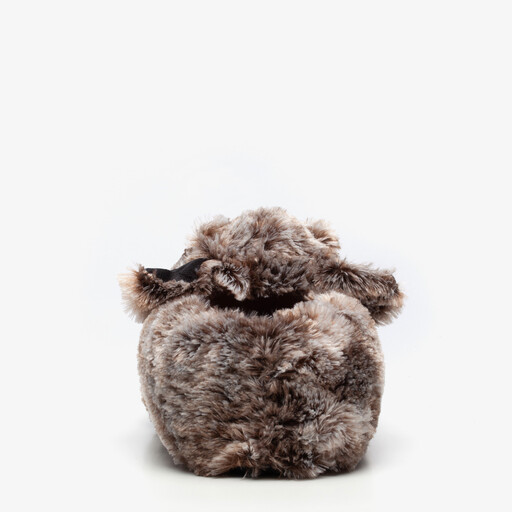 Heren pantoffels hond bruin