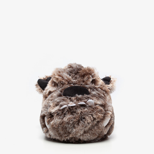 Heren pantoffels hond bruin