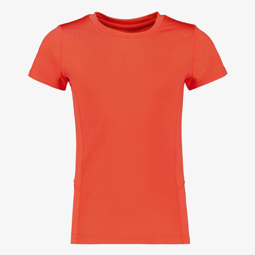 Meisjes sport T-shirt oranje