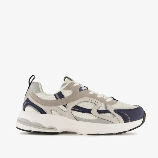 Heren sneakers blauw grijs