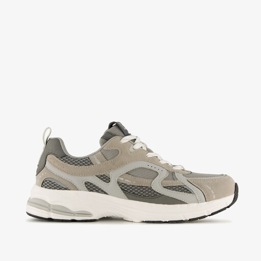 Heren sneakers grijs beige