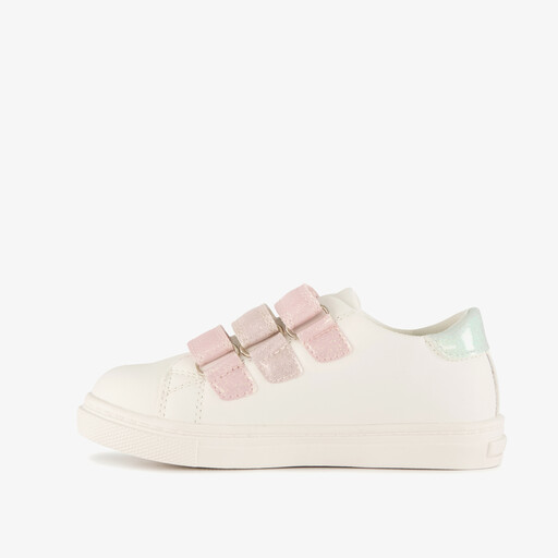 Blue box meisjes sneakers wit met bloemen