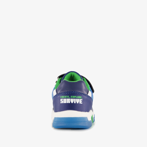 Jongens sneakers blauw groen met lichtjes