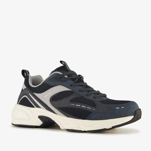 Heren dad sneakers blauw