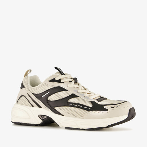 Blue box heren dad sneakers beige zwart