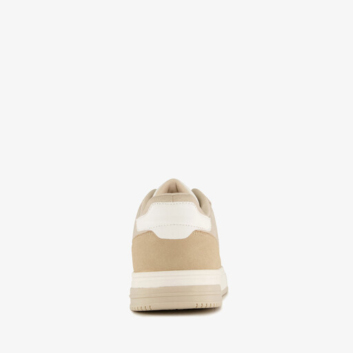Heren sneakers beige wit