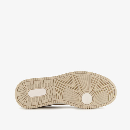 Heren sneakers beige wit