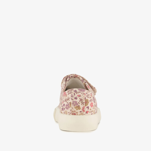 Meisjes sneakers met bloemenprint roze