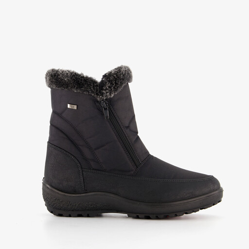 Gevoerde dames snowboots zwart