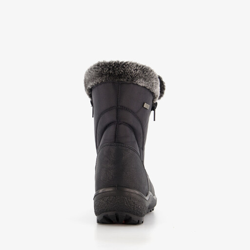 Gevoerde dames snowboots zwart