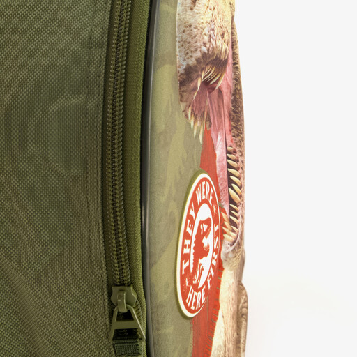 Kinder rugzak met 3D T-rex groen 9 liter