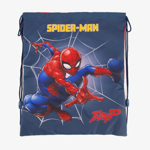 Spider-Man gymtas blauw rood 1,6 liter