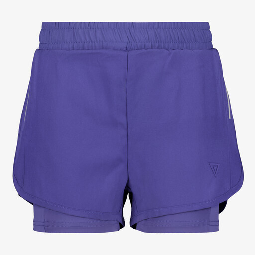 Dry meisjes hardloopshort blauw