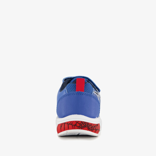 Spiderman jongens sneakers blauw met lichtjes