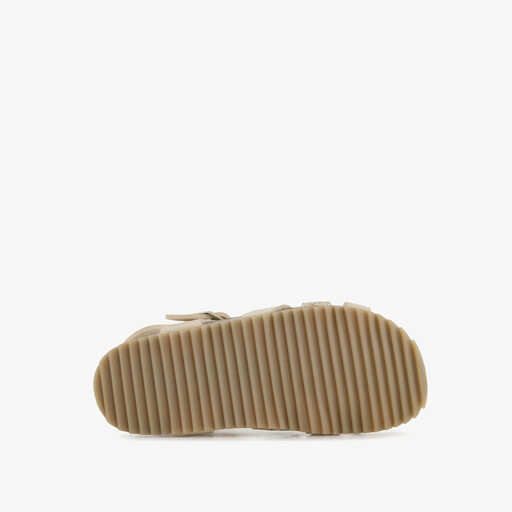 Meisjes bio sandalen goud glitter