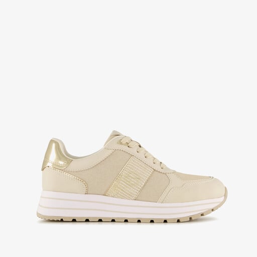 Dames sneakers beige