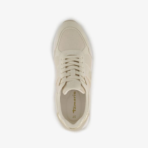 Dames sneakers beige