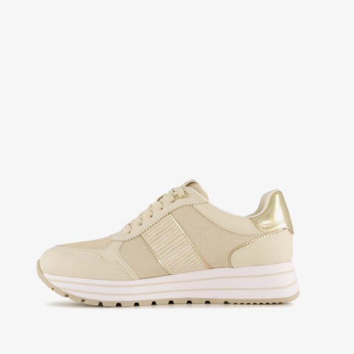 Dames sneakers beige