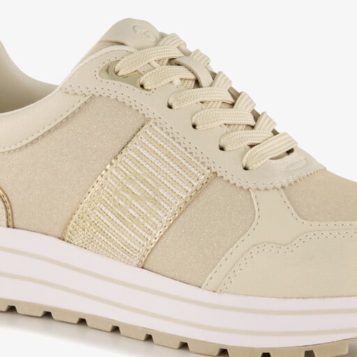 Dames sneakers beige