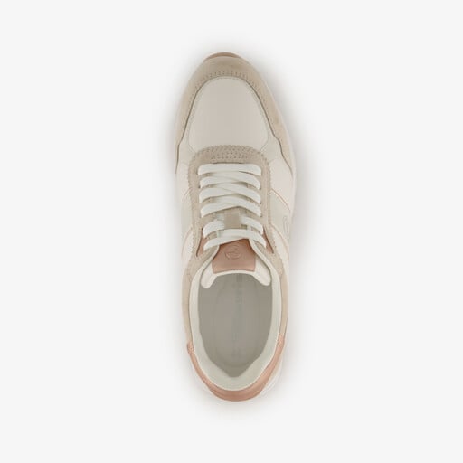 Dames sneakers beige rosé
