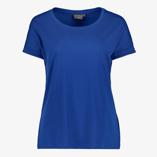 T-shirt dames blauw