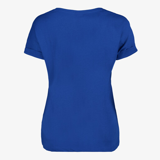 T-shirt dames blauw